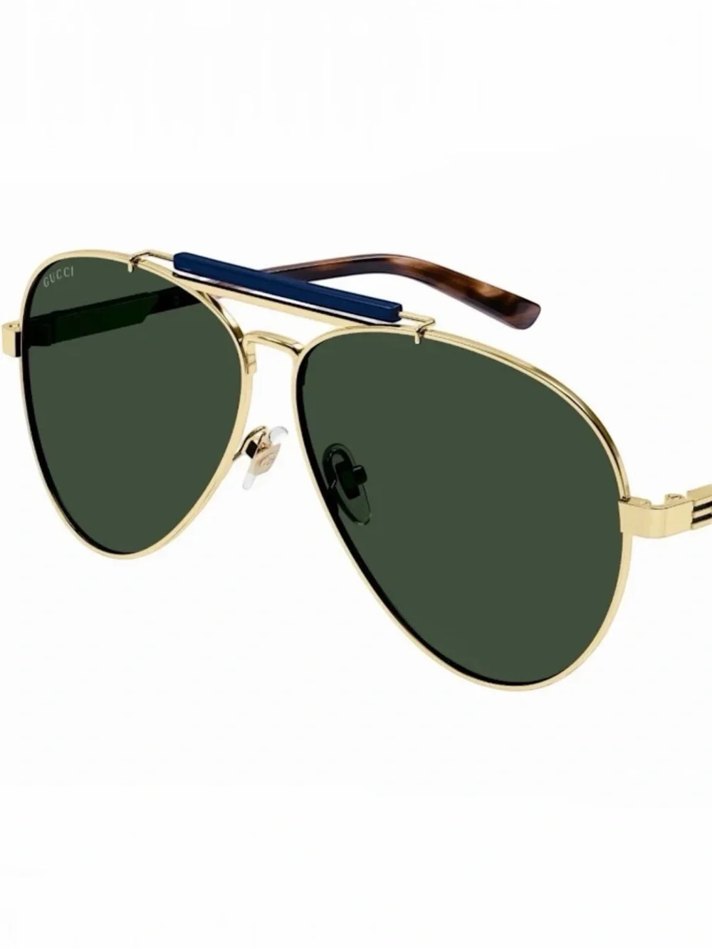 NWT Gucci GG1287S Gold Aviator Sunglasses 57□16-150 MSRP $505 Complete Set
